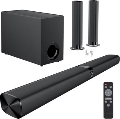 Co Win Sound Bar for Smart TV, 120W with Subwoofer, Bluetooth 5.0, HDMI ARC, AUX, Black - Walmart.com