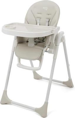 BABYLO Nosh from Birth High Chair, Adjustable + Folding with 7 Height, 3 Seat Positions Including Lie Flat, No Assembly Required, Dove Grey : Amazon.c