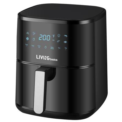 6.9QT Air Fryer, 1500W Oil Free Airfryer Oven with Timer and Adjustable Temperature, Touchscreen Controls with 8 Presets, Auto Shut-off, Overheat Prot