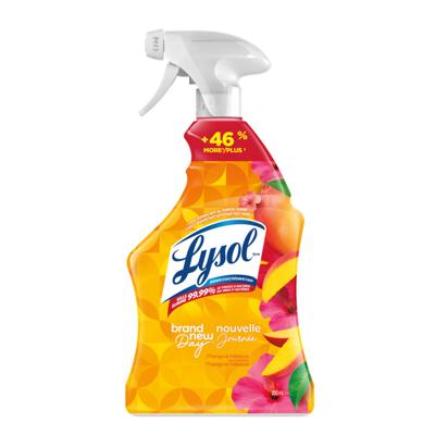 Lysol All Purpose Cleaner Trigger - Brand New Day™ Mango & Hibiscus - 950 ml | Real Canadian Superstore