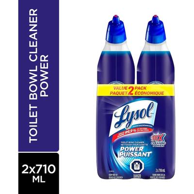 Lysol Bathroom cleaning- Toilet Bowl Cleaner, Power - 2x710.0 ml | Real Canadian Superstore