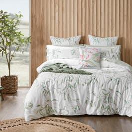 Buy Eucalyptus Quilt Cover - Gum Leaf Online | Bed Bath N Table