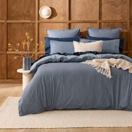 Shop Lachlan Reversible Herringbone Quilt Cover Online | Bed Bath N Table