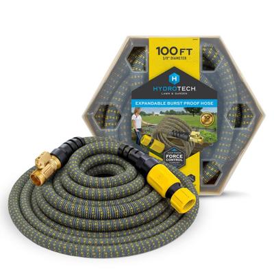 Hydrotech 5/8 in. x 100 ft. Expandable Garden Hose, Flexible, Durable, Burst Proof, Lightweight, No-Kink Water Hose 8991 - The Home Depot
