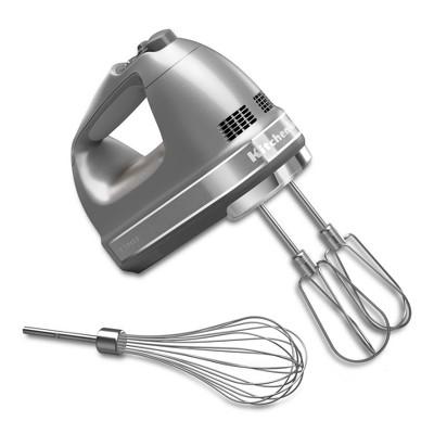 KitchenAid 7-Speed Digital Hand Mixer - KHM7210: Stainless Steel, Lightweight, Comfort-Grip, Adjustable Speed, Silver : Target