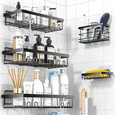 dasaka Shower Caddy Adhesive Organizer, 5-Piece Set with Shelves - Walmart.com