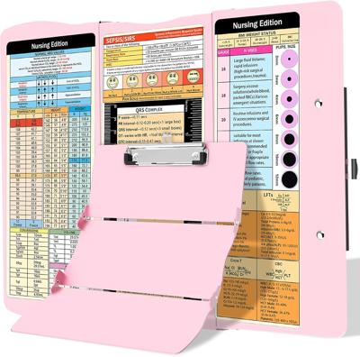 Amazon.com : Nursing Clipboard Foldable Clipboard Medical: Edition Cheat Sheets Aluminum 3 Layers Foldable Clipboards Nursing Pocket Size Profile Clip