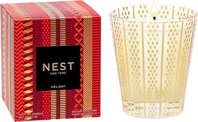 Amazon.com: NEST New York Scented Classic Christmas Candle, Holiday | Up to 60-Hour Burn Time - Reusable Glass Vessel - 8.1 oz : Everything Else