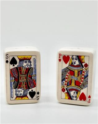 Playing Cards Mini Salt and Pepper Shakers - Etsy