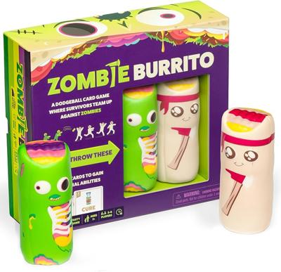 Amazon.com: Exploding Kittens Zombie Burrito 3-6 Players - Ages 7+ - 15 Minutes to Play - Dodgeball Zombie Card Game - Party Game, Family Game Night,
