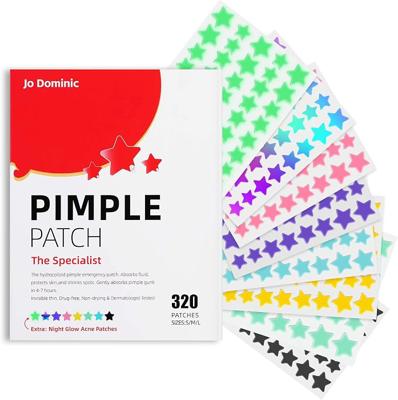Amazon.com: Jo Dominic Pimple stars Patches for Face, 4 Size 320 Counts Acne Patches, Hydrocolloid Patches for CoveringZits and Blemishes, Spot Sticke