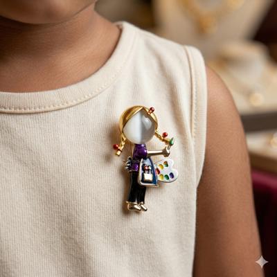 Little Artist Kids Brooch – Aura Bling Jewels By Value Vault