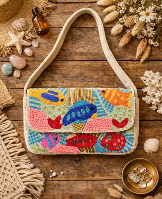 Reef Story Beaded Bag – Sanskriti777