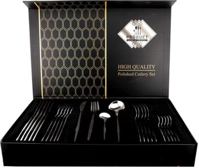 24 Pieces Stainless Steel Silverware Dining Cutlery Set Cutlery set Stainless Steel Cutlery Set | Makro