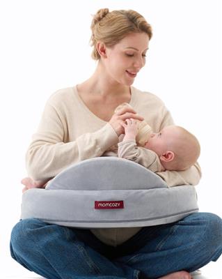 Ergonomic Nursing Pillow for Breastfeeding, Memory Foam Support - Momcozy