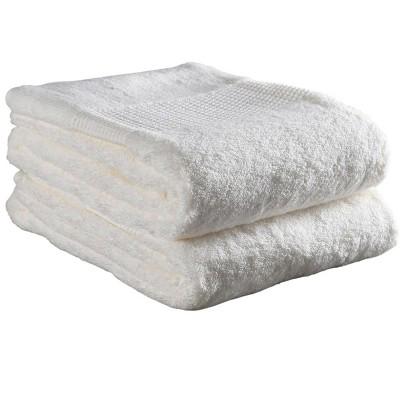 HomeRoots Ivory Cotton 36 X 72 Quick Dry Terry Cloth Bath Sheet : Target