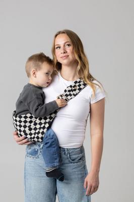 The Monarch Toddler Sling - Ebony Check – Mabē