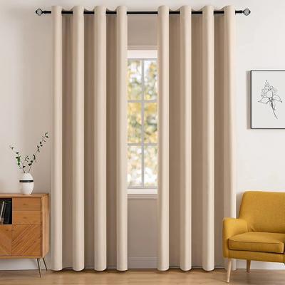 Amazon.com: MIULEE Room Darkening Curtains Thermal Insulated Black Out Drapes Solid Window Treatment Long Grommet Light Blocking Blackout Curtain for