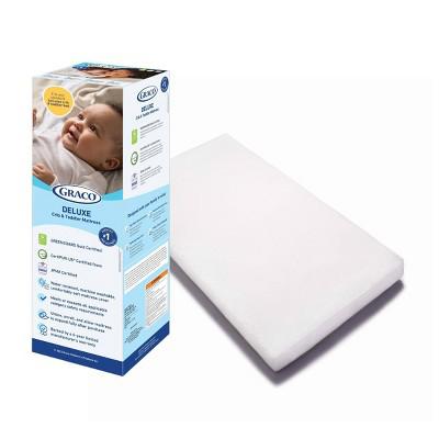 Graco Deluxe Foam Crib and Toddler Mattress: Firm, Removable Waterproof Cover, 5 Thickness, 7 lbs : Target