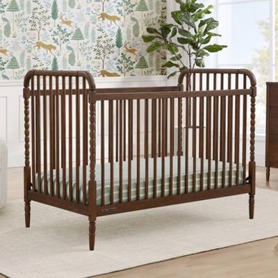 Delta Children Serena 4-in-1 Convertible Crib - Teak Brown: Wood Frame, Stained Finish, Converts to Daybed : Target