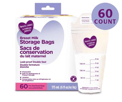 Parents Choice Breast Milk Storage Bags - Walmart.ca