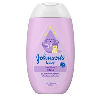 Johnsons Moisturizing Bedtime Baby Lotion for Soft Skin 13.6 oz - Walmart.com