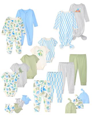 Garanimals Newborn Baby Boys & Girls Cotton Gift Set, Sizes Newborn-6/9 Months, 20-Piece​ - Walmart.com