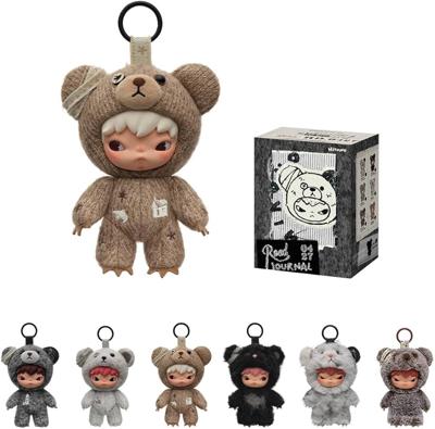 Amazon.com: POP MART Hirono Road Journal Series-Plush Doll Pendant Blind Box Mystery Box Figures, Collectible Toys, Bag Charms, Holiday Birthday Gifts