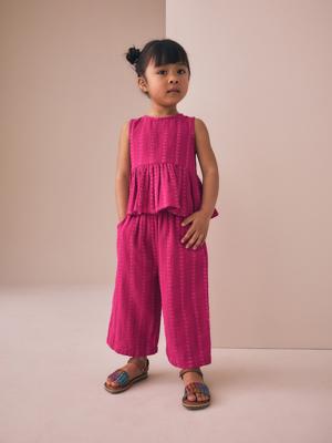 Buy Berry Pink Top And Trousers Set (3mths-8yrs) from Next Australia