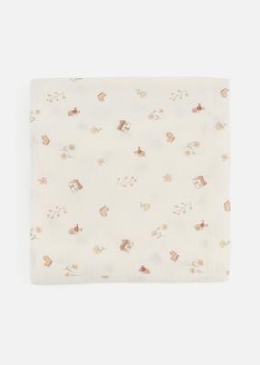 Floral Cotton Muslin Receiving Blanket | Woolworths.co.za