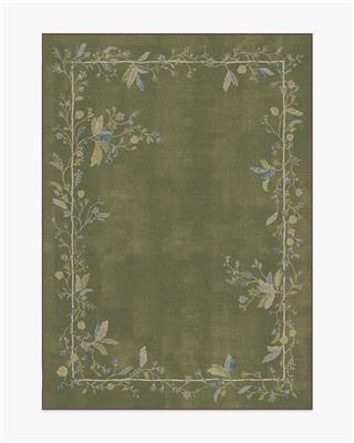 Daphne Olive Green Rug | Ruggable UK