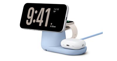 Belkin UltraCharge Pro 3-in-1 Magnetic Charging Dock - Black - Apple (UK)