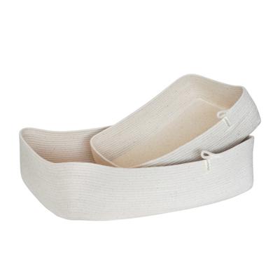 Rectangular Basket - Ivory | The Local Edit