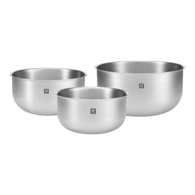 Zwilling Prep 3 Piece 18/10 Stainless Steel Bowl Set, Silver ZW-103070
