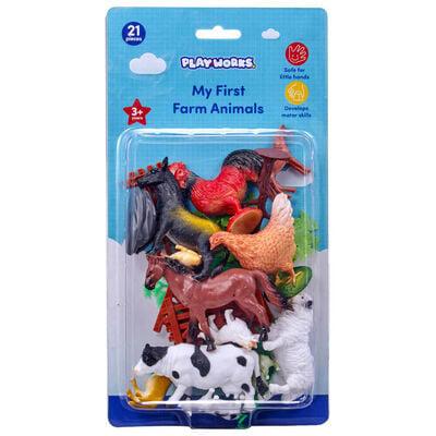 PlayWorks My First Farm Animals: Assorted From 5.00 GBP | The Works