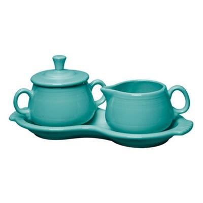 Retired 4-Piece Sugar Bowl and Creamer Set with Tray