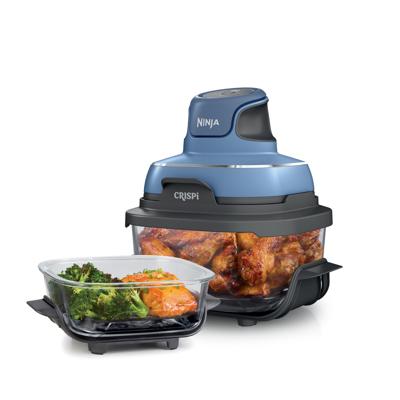 Ninja, Air Fryer Glass Container, FN100ND Blue, 4-Qt & 5-Cup Portable - Walmart.com