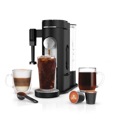 Ninja Pods & Grounds Specialty Single-Serve Coffee Maker, K-Cup Pod Compatible, Built-In Milk Frother, PB051, Black - Walmart.com