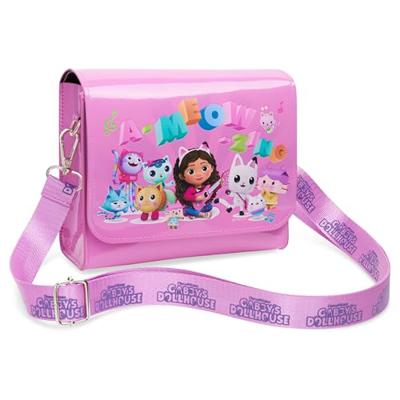 Gabbys Dollhouse Girls Purse, Cute Shoulder Bag with Adjustable Strap - Girls Gifts