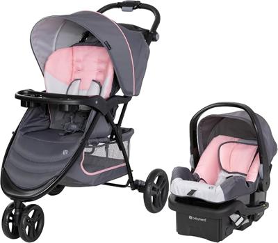Amazon.com : Baby Trend EZ Ride Travel System with EZ-Lift™ Infant Car Seat, Dash Pink : Baby