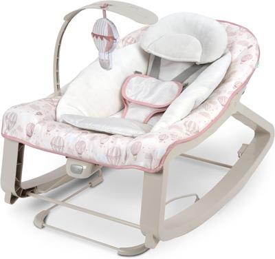 Amazon.com : Ingenuity Keep Cozy 3-in-1 Grow with Me Vibrating Baby Bouncer Seat & Infant to Toddler Rocker, 0-30 Months Up to 40 lbs (Pink Lily) : Ba