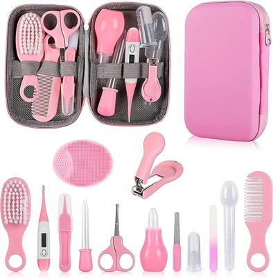 Amazon.com: Baby Grooming Kit, Infant Safety Care Set with Hair Brush Comb Nail Clipper Nasal Aspirator,Baby Essentials Kit for Newborn Girls Boys (Pi