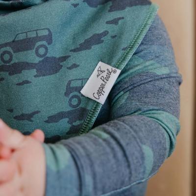 Copper Pearl | Bandana Bib Set- Hunter