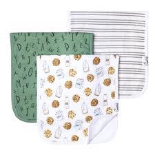 Copper Pearl Burp Cloths-Chip