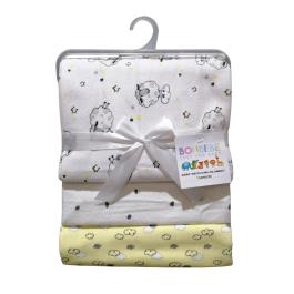 Bonbebe Flannel Receivers (3 Pack) - Sheep | Babies R Us Online