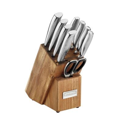 Cuisinart Stainless-Steel Hammered Block, 15-Pc | Williams Sonoma