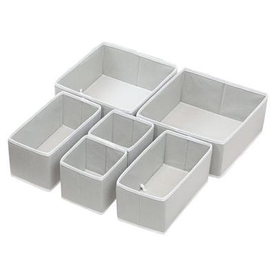 Non-Woven Collapsible Storage Boxes Drawer Organiser - Set of 6 | Shop Today. Get it Tomorrow! | takealot.com