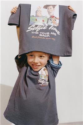 TOY STORY © DISNEY PIXAR PRINT T-SHIRT - Anthracite grey | ZARA United States