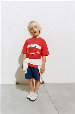 CARS LIGHTNING MCQUEEN T-SHIRT AND BERMUDA SET © DISNEY/PIXAR - Red | ZARA United States