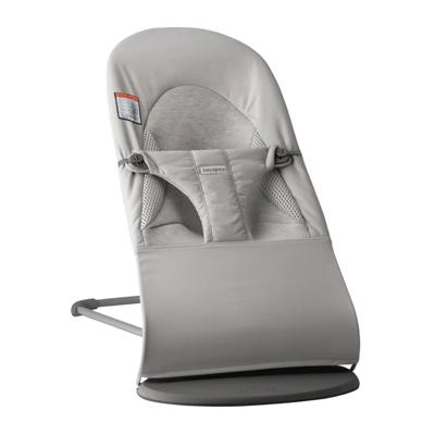 BabyBjörn Bouncer Balance Soft, Woven / Jersey Tri-Fabric - Light Gray